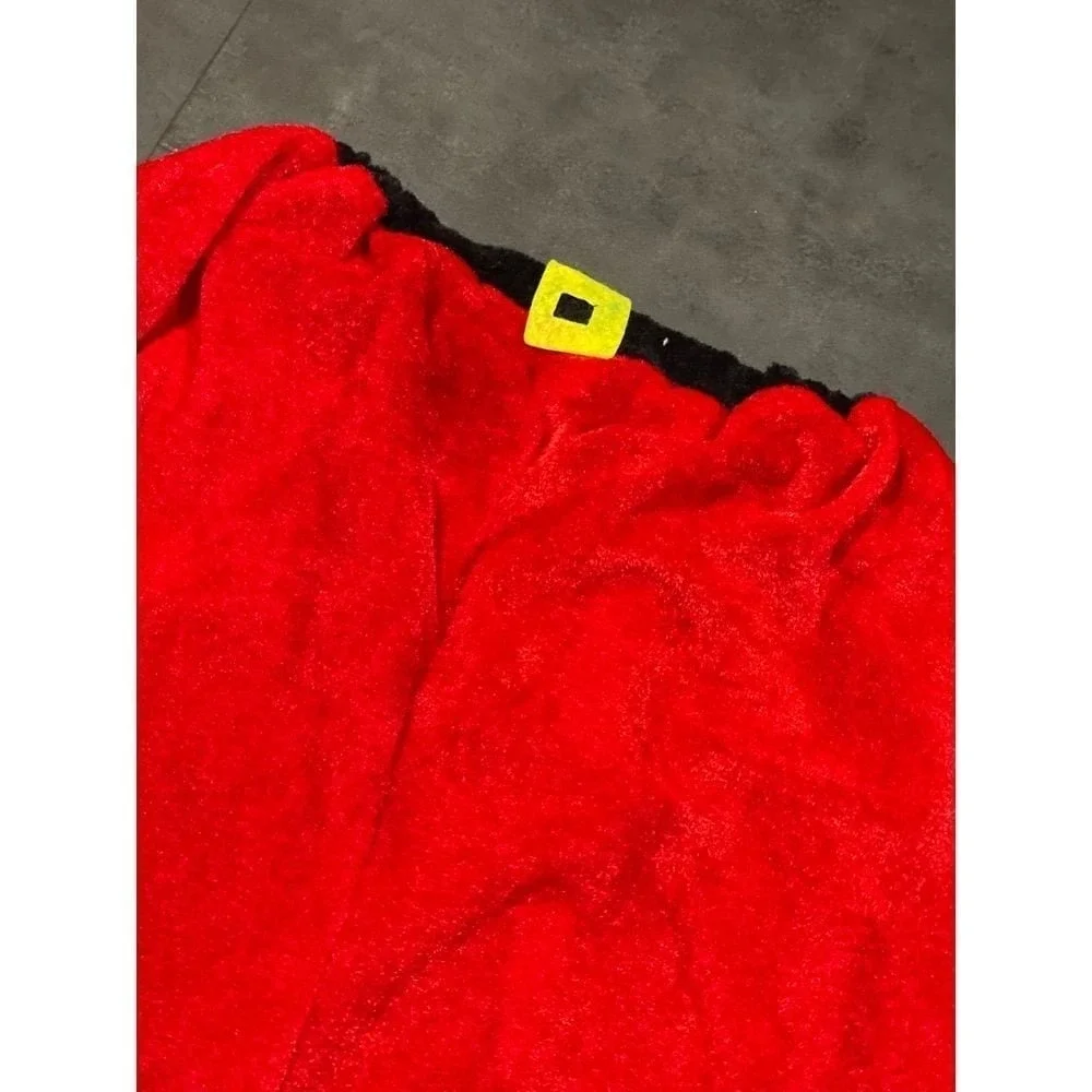 Festive Santa Clause Shorts‎ Red Velvet Christmas Holiday Outfit size 4T H-504